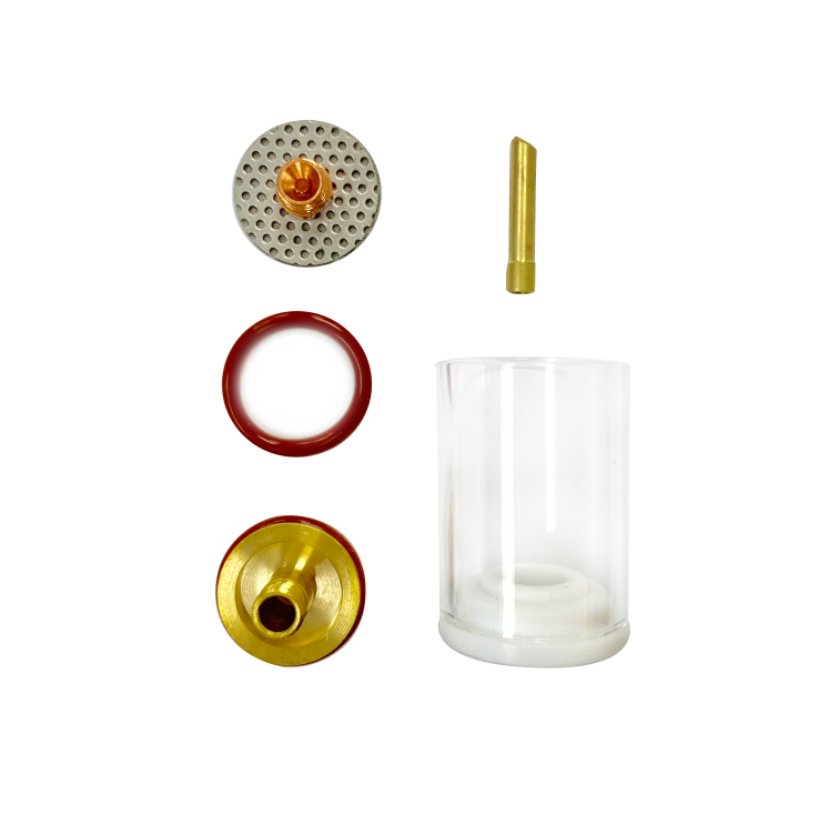 Gas Syringe Pyrex 17/18/26 LARGE Pyrex Gas Lens Kit – AHP Welders